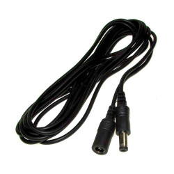 Kabel DC 2,1/5,5 Wtyk-Gniazdo 3m Przedłużacz DC