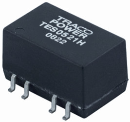 DC converter, 21.6-26.4 VDC, 2 W, 1 output, 5 VDC, 75 % efficiency, TES 2-2411H