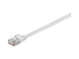 Kabel płaski Patchcord CAT 6 U/FTP PIMF RJ45/RJ45 5m biały