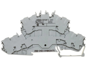 Złączka 2-piętrowa 2,5mm2 szara TOPJOBS 2002-2403 /50szt./