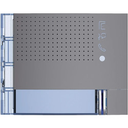 SFERA Plakietka modułu fonicznego 1 przycisk stalowoszara 351113