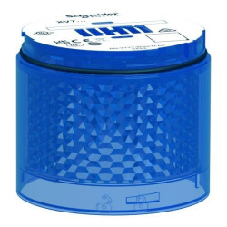 Moduł świetlny, kolumna świetlna, niebieski, Ø70mm, stały, kolorowa soczewka, Harmony XVB7, XVB7C26