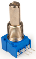 Conductive plastic potentiometer, 10 kΩ, 0.5 W, linear, solder pin, 51SAD-U25-B15L