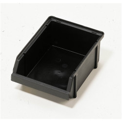 Raaco 109291 ESD Storage Bin 125x75x173mm Black Anti-Static 1 Pc
