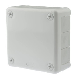 Puszka natynkowa hermetyczna 98x98x42 biała IP55 /10