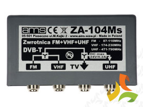 Zwrotnica antenowa, sumator ZA 4Ms FM/6-12/21, DIPOL