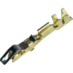 TE 87191-1 Crimp Socket with Locking Clip for 0.64mm Square Post Gold 30-28AWG