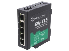 SW-715 Switch Ethernet, (niezarządzalny), liczba portów: 5, 5÷30V DC, RJ45