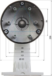 Uchwyt ścienny do kamer DS-1273ZJ-135