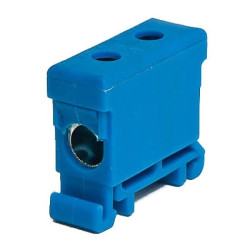 Złączka szynowa gwintowa al/cu 35mm2 niebieska WLZ-35P/35N