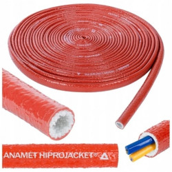 Oplot kablowy koszulka Hiprojacket Aero wąż ochronny peszel odporny na ogień i wysoką temperaturę do 1640C 25mm 15m