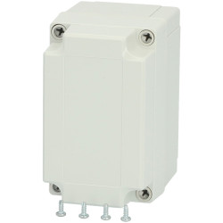 Fibox 6011303 PC 100/100 HG Enclosure, PC Opaque cover, high base