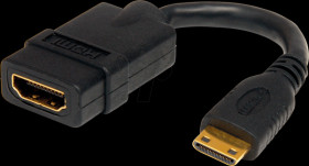HDACFM5IN Cable HDMI female > HDMI mini male 0.13m
