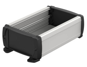 BOPLA ELPU 1050-0150 DW (83057150.S7) - profil aluminiowy otwarty z pokrywą do montażu naściennego (106 x 52 x 150 mm)