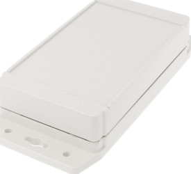 ABS enclosure, (L x W x H) 160 x 91 x 37 mm, light gray (RAL 7035), IP67, 1555JF17GY