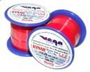 PRZEWÓD KYNAR 0.25MM CZERWONY MIEDŹ SREBRZONA AWG30 TEFLON