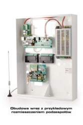 Obudowa do central SL 1050/10100 z miejscem na akumulator 17Ah/12V 500x380x95 OBUDOWA AWO 431