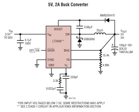 High Voltage, 3A, 200kHz Step-Down Switching Regulator