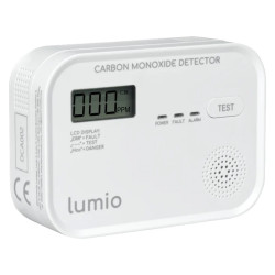 Czujnik czadu z LCD, autonomiczny, bateryjny LUMIO DCA002