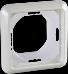 224144 Frame, single, FASHION IP44, pure white