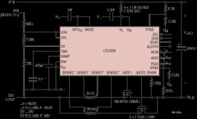 High Power Negative Voltage Hot Swap Controller with Energy Monitor