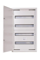 Rozdzielnica modułowa p/t RPsm 72 Z /4x18/ z zamkiem RPSM 72 4X18 Z RAL 9003 P72-4-18-20