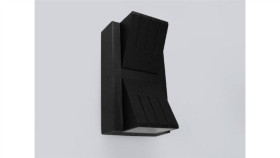 Oprawa Elewacyjna Led Fuku 2*1W Ww Czarna Ip54