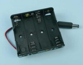 UCHWYT BATERII 4xAA (R-6) Z WT.2,1