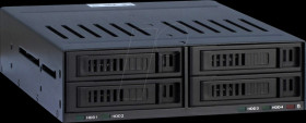 88884061 Removable frame 5.25 for 4x 2.5 SATA