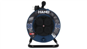 Przedłużacz Budowlany Zwijany Na Bębnie Rozgałęźnik Na 4 Gniazda 2P+Z 230V...