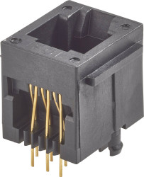 FCI 90512-001LF Złącze RJ Modular jacks, RJ12, CAT 3, 1 szt.
