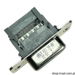 09661186500 D-SUB Socket DB9 to cable TO-CABLE HARTING