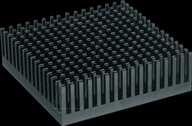 ICK PGA 11 X 11 Heat sink, 24.7 mm, aluminum, 10.9 K/W, PGA