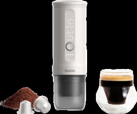 OTEM-01-PW OutIn Tragbare Elektrische Espressomaschine Nano - Pearl White