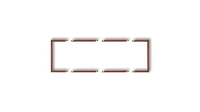 Ramka Wypełniająca Potrójna Serii Deco Brązowy Metalik 9Drw-3