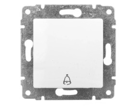 VENA Przycisk /dzwonek/ biały 510414