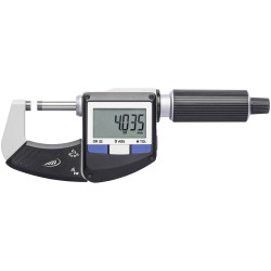 HELIOS PREISSER 186641060 Micrometer LCD 0-25mm Reading 0.001mm