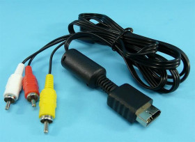 KABEL TV 3xCINCH DO PS2/PS3 AV HD DŹWIĘK