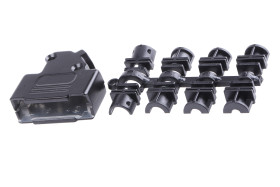 Osłona tylna D-Sub 15 -pinowe Cynk Kątowy MH Connectors A