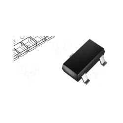 Dioda SM712.TCT drabinka 7,5÷13,3V 17A 400W Ch 2 SOT23