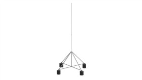 Maszt Na Czworonogu Do Zwodów Poziomych Wysokich 6M Aluminium/Ocynk Ogniowy...