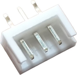 Listwa stykowa PCB 3-pinowe raster: 2.5 mm Prosty 1-rzędowe RS PRO Otwór przelotowy 250 V W osłonie