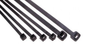 Opaska kablowa zaciskowa 250x7,5 - czarna odporna na UV (100szt)