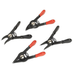 Sealey AK8449 Mini Circlip Pliers Set 4pc