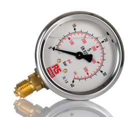 Manometr 0 →10bar 63mm G 1/4