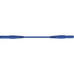 St&#xE4;ubli 669392-10023 XMS-419 safety test lead 4 mm 100 m blue silicone