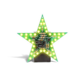 Whadda WSSA169Y LED Kit flashes yellow star LED, assembly required