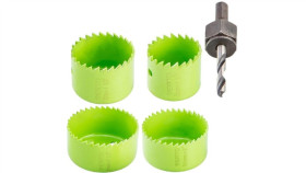 Zestaw Otwornic Hss 32-54 Mm Do Stali, Drewna, Tworzywa Itp. Komplet 4 Szt +...