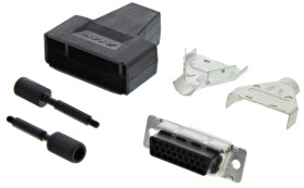 Złącze D-Sub 26-pinowe Proste Montaż na kablu