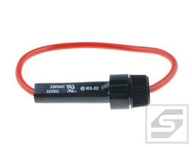 Gniazdo bezpiecznika R3-32A2A;SCI; na przewód max.15A;250VAC;5x20mm;